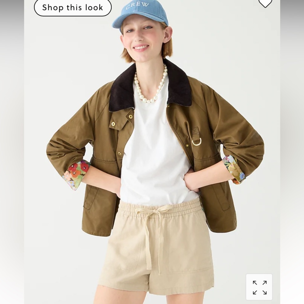 J.Crew Seaside Linen Blend Shorts